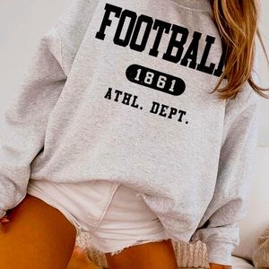 Oversized Football Sweatshirt